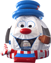 Snowman Bounce House
