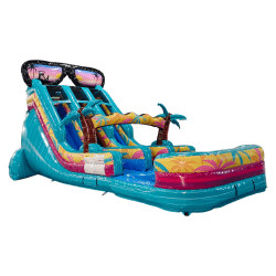18 island flow center climb water slide 154810 1765472930 18FT Dual Lane Caribbean Flow